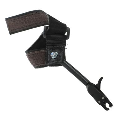 LIOOBO 2pcs Recurve Arrow Caliper Release Aid Strap for Improved Accuracy and Consistency Practice Suitable for Ages and Recurve Compound Black