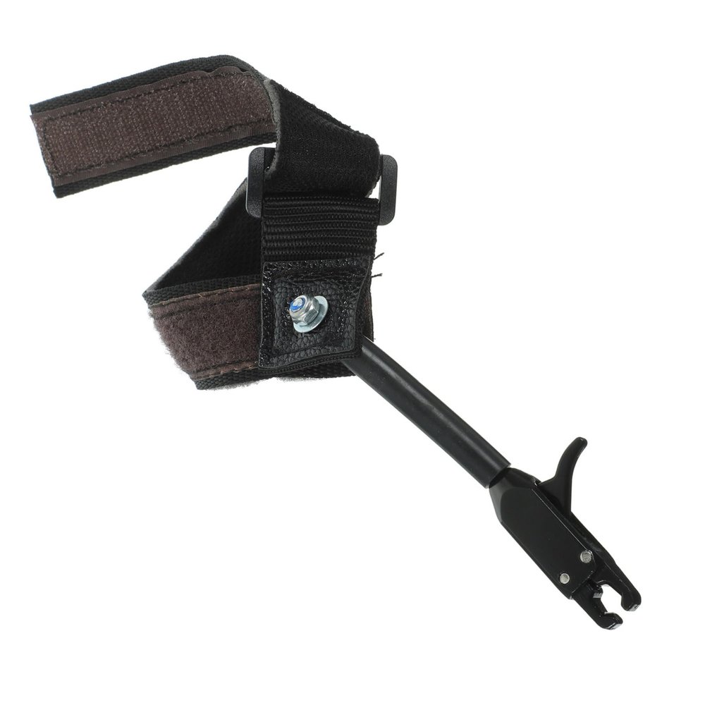 LIOOBO 2pcs Recurve Arrow Caliper Release Aid Strap for Improved Accuracy and Consistency Practice Suitable for Ages and Recurve Compound Black