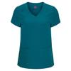 M&M SCRUBS Women's Stretch Scrub Set - Cool V-Neck Top & Cargo Pant, Breathable Moisture Wicking Medical Uniform (Teal, X-Small-Petite) view 2