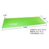 KOBE TOY COMPANY Rosso 18""x6"" 8-Person Roll-up Pool Float Pad, Pool Rafts, Water Bed, Tear-Resistant Foam Mat,Pool Floaties for Adults, Pool Party, Beach, Lake, Outdoor, Blue Green view 3