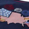 Gymboree,Boys,and Toddler Embroidered Graphic Short Sleeve T-Shirts American Flag view 2