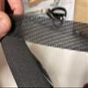 Galaxy Supply Inc. Knitted Elastic Webbing 1" Black/White. Full Roll 100 Yards (Black) view 3