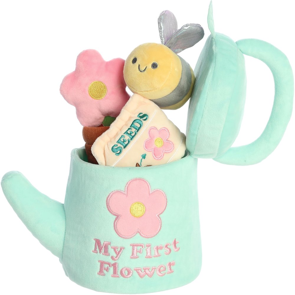 Ebba Engaging Baby Talk My First Flower Baby Stuffed Animal - Sensory Delight - Interactive Learning - Multicolor 7 Inches