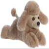Aurora Adorable Mini Flopsie Paysley Poodle Stuffed Animal - Playful Ease - Timeless Companions - Brown 8 Inches view 1