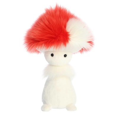 Aurora Vibrant Fungi Friends Aspen Stuffed Animal - Unique Design - Loveable Companions - Red 11 Inches