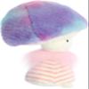 Aurora Vibrant Fungi Friends Cotton Candy Stuffed Animal - Unique Design - Loveable Companions - Purple 9 Inches view 3