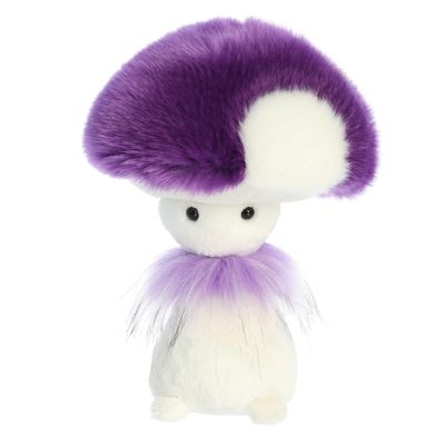 Aurora Vibrant Fungi Friends Pretty Purple Stuffed Animal - Unique Design - Loveable Companions - Purple 9 Inches