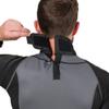 Shock Doctor Youth Boys Compression Shirt with Neckguard for Hockey. Long Sleeves with Integrated Neck Guard. for Youth Boys Black/Grey view 3
