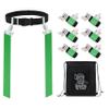 Gameday 6 Player Pop Flag Football Set-Complete w/Flags, Belts and carry Backpack (Green) view 1