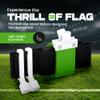 Gameday 6 Player Pop Flag Football Set-Complete w/Flags, Belts and carry Backpack (Green) view 2