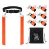 Gameday 6 Player Pop Flag Football Set-Complete w/Flags, Belts and carry Backpack (Orange) view 1