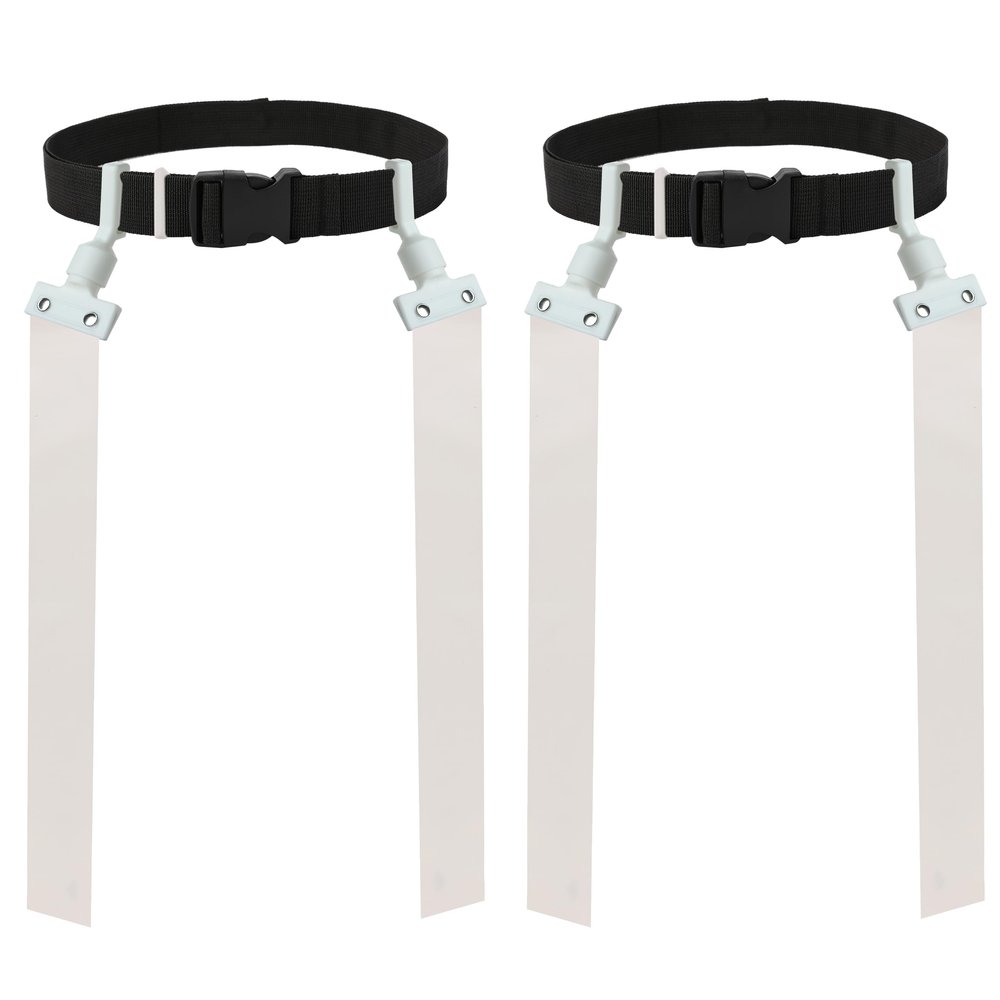 Gameday 2 Player Pop Flag Football Set-Complete w/Flags & Belts (White)