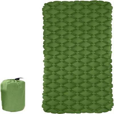AMeLL Camping Mat Inflatable Mattresses Camp Air Mattress Outdoor Mat Tent Mat, Camping Sleeping Mat (Color : Green)