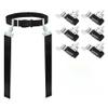Gameday- 6 Player Pop Flag Football Set-Complete w/Flags, Belts and carry Backpack (Black) view 1