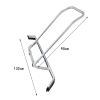 HEARSO Court Water Pusher, Aluminum Alloy EVA Push Water Adhesive Strip rain Shuttle Broom Tennis Court Squeegee, Suitable for Basketball Courts and Tennis Courts, Silver view 2