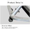 HEARSO Court Water Pusher, Aluminum Alloy EVA Push Water Adhesive Strip rain Shuttle Broom Tennis Court Squeegee, Suitable for Basketball Courts and Tennis Courts, Silver view 3