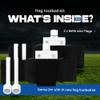 Gameday 2 Player Pop Flag Football Set-Complete w/Flags & Belts (Blue) view 2