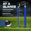Gameday 2 Player Pop Flag Football Set-Complete w/Flags & Belts (Blue) view 4