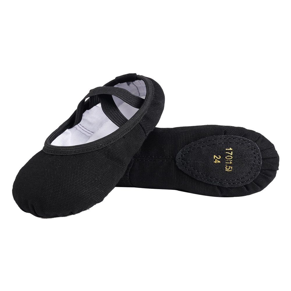 Ballet Shoes for Girls Toddler Ballet Slippers Kids Soft Sole Dance Shoes Black