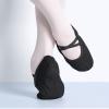 Ballet Shoes for Girls Toddler Ballet Slippers Kids Soft Sole Dance Shoes Black view 2