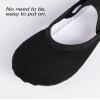Ballet Shoes for Girls Toddler Ballet Slippers Kids Soft Sole Dance Shoes Black view 4