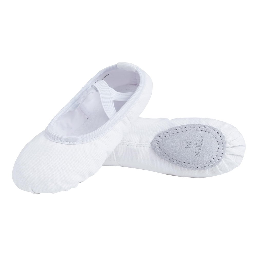 Ballet Shoes for Girls Toddler Ballet Slippers Kids Soft Sole Dance Shoes White