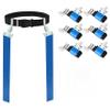 Gameday 6 Player Pop Flag Football Set-Complete w/Flags, Belts and carry Backpack (Blue) view 1