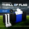 Gameday 6 Player Pop Flag Football Set-Complete w/Flags, Belts and carry Backpack (Blue) view 2