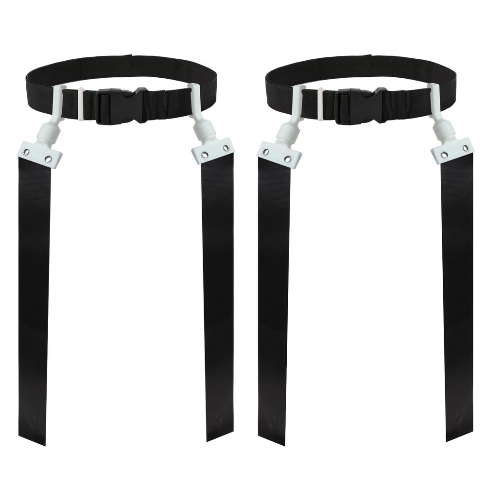Gameday 2 Player Pop Flag Football Set-Complete w/Flags & Belts (Black)