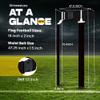 Gameday 2 Player Pop Flag Football Set-Complete w/Flags & Belts (Black) view 4