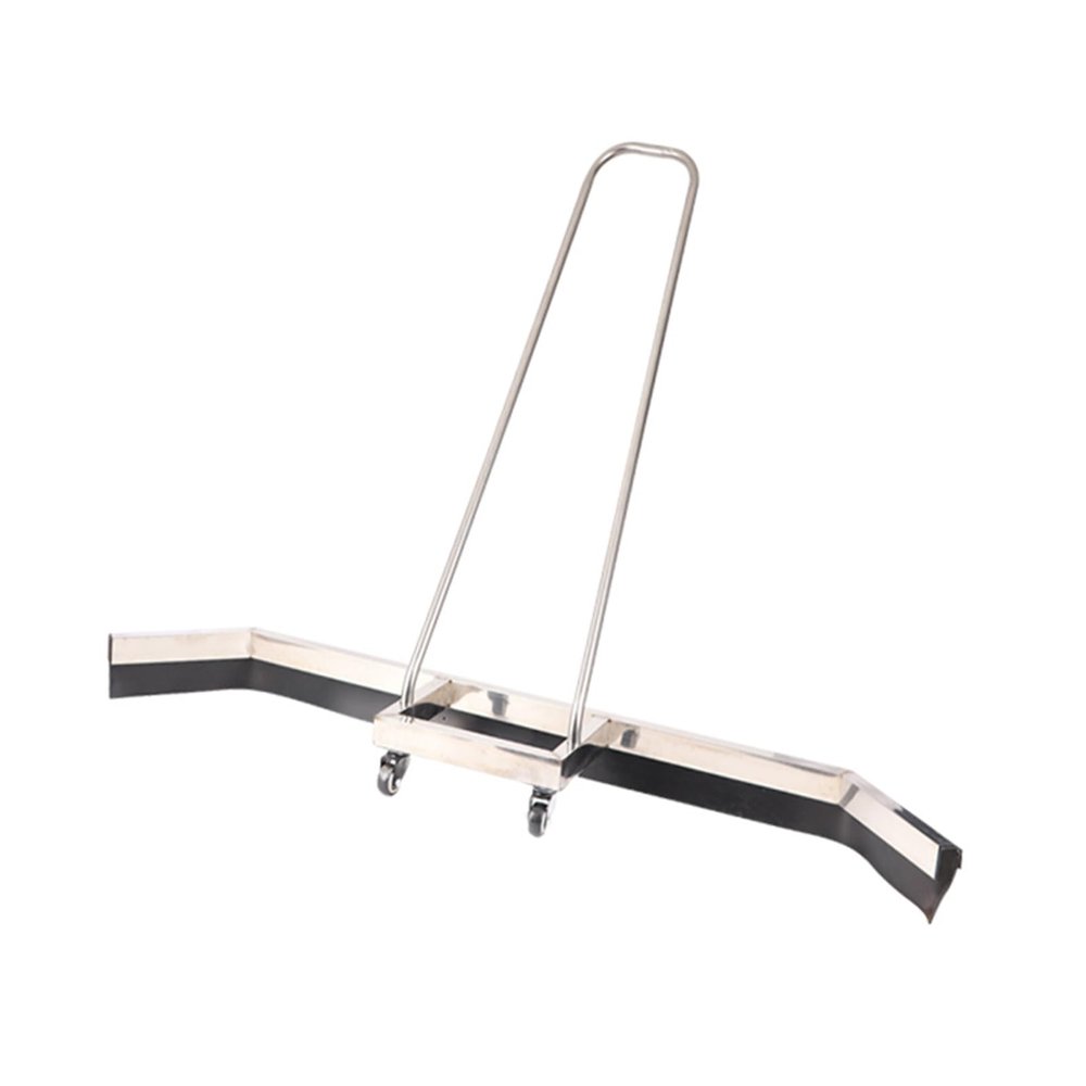 HEARSO Court Water Pusher, Easy to Assemble Stainless Steel Tennis Court Squeegee Rain Shuttle Broom, Suitable for Basketball Courts, Tennis Courts, Wooden Floors
