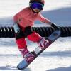 Talent Star Single Ride Snowboard, Winter Fun Bi-directionality Plastic Snowboard with Ultra-Smooth Bottom and Ratchet Bindings Ski Snowboard for Kids Blue view 4