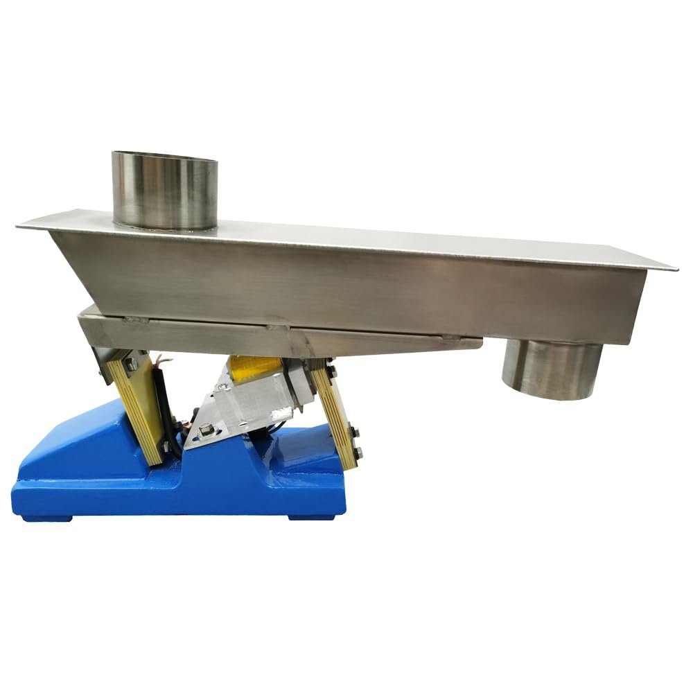 HayWHNKN Vibration Feeder GZV-3F Electromagnetic Vibrating Feeder Shaking Feeding Machine with Controller for Powder Granular Materials 110V
