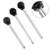 3Pack 3/8" Dia Round Black KNOB Weight Stack Pin Stainless Gym Equipment Locking Weight Loading Pin Strength Training Multifunction Replacement Part Free Lanyard (3Pack, 3/8in x 2-1/2in) view 2