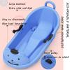 Winter Sledges, Children's Cartoon Bear Sledges, Big Backrest Sledges with Pulleys, Thickened Two-Person Sledges, Frost-Resistant and Wear-Resistant Sledges view 3