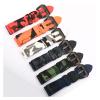 INEOUT Universal 22mm 24mm 26mm Camouflage Colorful Rubber Watch Band Compatible With Men's Watch Watch Strap Compatible With Samsung Gear S3 Classic Panerai (Color : Red Silver buckle, Size : 2 view 2