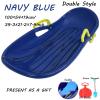 Children's Sledges, Frost-Resistant and Wear-Resistant Sledges, Winter Tandem Sledges, Thickened Plastic Sledges, Sledges with Brakes and Pull Ropes view 2