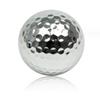Aolowewin Electroplated Silver Golf Balls, Novelty GolfBall for Gift Present and Display Decoration, 3 Layers Practice Golf Ball for Play (10-Pack, Silver GolfBalls) view 1