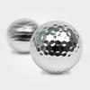 Aolowewin Electroplated Silver Golf Balls, Novelty GolfBall for Gift Present and Display Decoration, 3 Layers Practice Golf Ball for Play (10-Pack, Silver GolfBalls) view 4