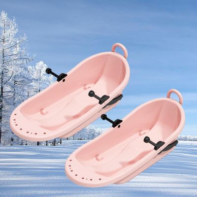 Adult Children's Sledges, Winter Sledges, Double Padded Sledges, Hard-Wearing Personalised Sledges, Large Backrest Sledges