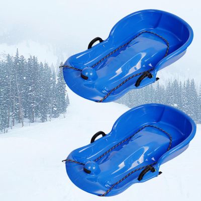 Winter Sledges, Children's Two-Man Sledges, Padded Sledges, Sledges with Backrests, Sledges with Brake Pull Rope