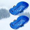 Winter Sledges, Children's Two-Man Sledges, Padded Sledges, Sledges with Backrests, Sledges with Brake Pull Rope view 1