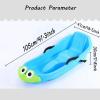 Children's Thickened Wear-Resistant Sled, Cartoon Sled, Sled with Pull Rope, Winter Plastic Sled, Two-Person Sled with Backrest view 3