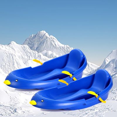 Winter Sledges, Children's Snowboard Sledges, Sledges with Pull Ropes, Thickened Wear-Resistant Sledges, Adult Sledges with Backrests