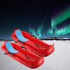 Winter Sledges, Double Handle Children's Sledges, Two-Person Upholstered Sledges, Frost-Resistant and Wear-Resistant Sledges view 1