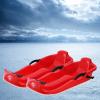 Double-Handled Children's Sledges, Winter Sledges, Two-Person Upholstered Sledges, Frost-Resistant and Wear-Resistant Sledges, Sledges with Backrests view 1
