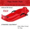 Double-Handled Children's Sledges, Winter Sledges, Two-Person Upholstered Sledges, Frost-Resistant and Wear-Resistant Sledges, Sledges with Backrests view 2