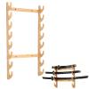 Katana Sword Stand Wall Mount | Multilayer Floor Standing Sword Stand Swords Rack, Sword Display Holder Vertical Sword Hanger, Martial Arts Sword Stand 8 Tier Wall Mounted (1-13 Floors)