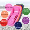 Plastic Winter Sledges, Two-Person Padded Sledges, Children's Sledges with Double Handles, Frost-Resistant and Wear-Resistant Sledges, Sledges with Backrests view 4