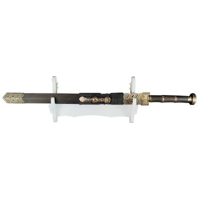 1-6 Tier Sword Holder Wall Mount Samurai Sword Stand Display Katana Wall Hanger Sword Racks, Martial Art Sword Stands - Wooden Multilayer Floor Standing Sword Hanger